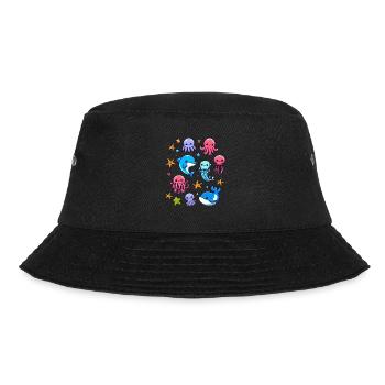 Créatures marines colorées pour les enfants Créatures marines - Bob - noir - Devant - Lela (165cm)