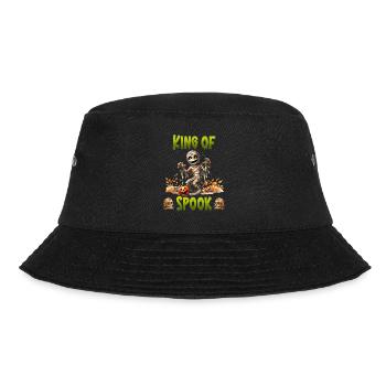 Halloween KING OF SPOOK Funny Kids - Bucket Hat - black - Front - Lela (165cm)