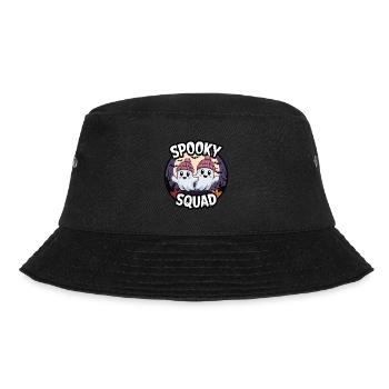 Halloween Spooky Squad Geist mit Mütze - Bucket Hat - Schwarz - Vorne - Lela (165cm)