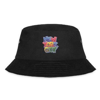 New York City Graffiti - Bucket Hat - Schwarz - Vorne - Lela (165cm)