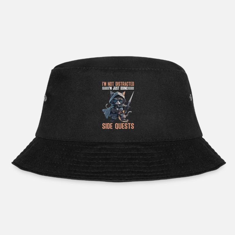 I'm Not Distracted I'm Just Doing Side Quests 2 - Bucket Hat - Schwarz