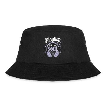 Chill Vibes Music Lover Laid-Back Relaxing Music - Bucket Hat - black - Front - Lela (165cm)