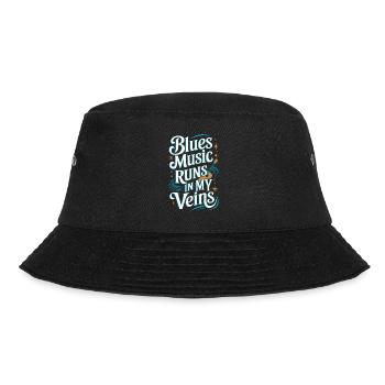 Soulful Tunes for Blues Lovers Embrace the Rhythms - Bucket Hat - black - Front - Lela (165cm)