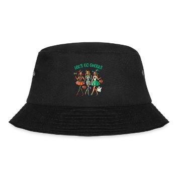 Funny Halloween Girl Let's Go Ghouls - Bucket Hat - black - Front - Lela (165cm)