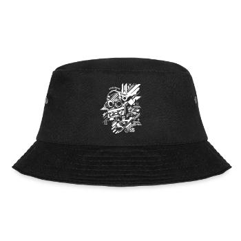 Streetwear design - Bucket Hat - black - Front - Lela (165cm)
