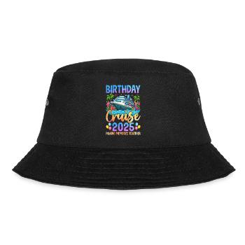 Birthday Cruise 2025 Making Memories Together - Bucket Hat - Schwarz - Vorne - Lela (165cm)