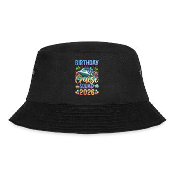 Birthday Cruise Squad 2026 - Bucket Hat - black - Front - Lela (165cm)