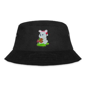 Bunny Christmas Christmas Ball - Bucket Hat - black - Front - Lela (165cm)
