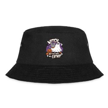 Halloween Cat Forget Candy Give Me A Cat - Bucket Hat - black - Front - Lela (165cm)