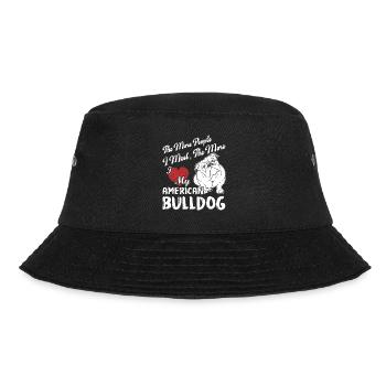 I Love My American Bulldog - Bucket Hat - black - Front - Lela (165cm)