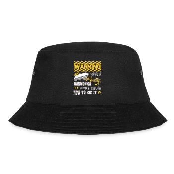 I Have A Harmonica And I Know How To Use It - Bucket Hat - black - Front - Lela (165cm)