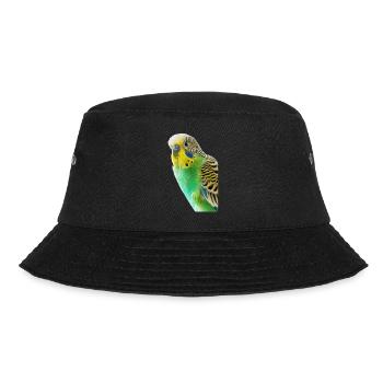 Budgerigar - Bucket Hat - black - Front - Lela (165cm)