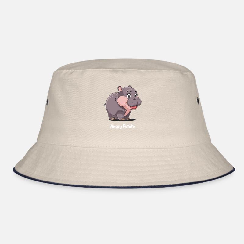 Moo Deng Patate en colère Hippopotame Bob