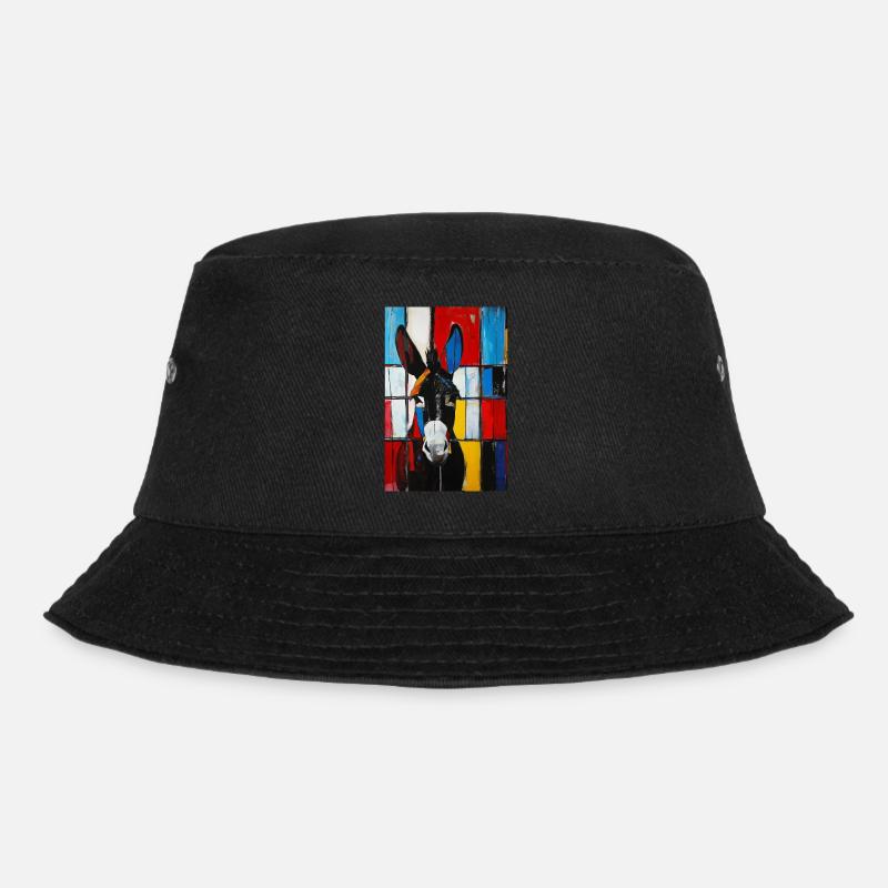 Esel - Bucket Hat - Schwarz
