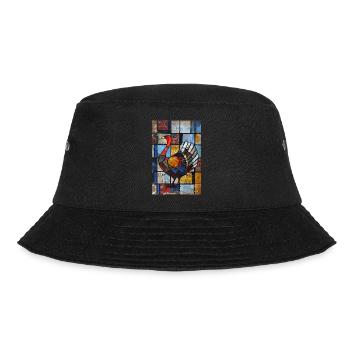 Truthahn - Bucket Hat - Schwarz - Vorne - Lela (165cm)