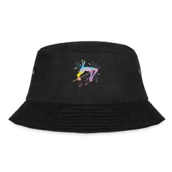 High Jumper Watercolor High Jump - Bucket Hat - black - Front - Lela (165cm)