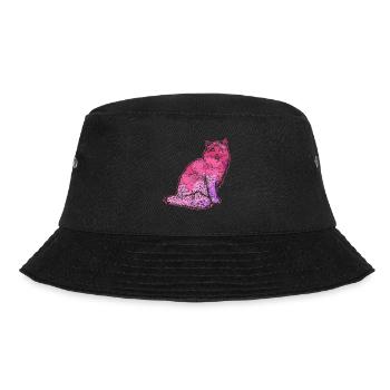 Ragdoll cat Ragdoll cat Colorful - Bucket Hat - black - Front - Lela (165cm)