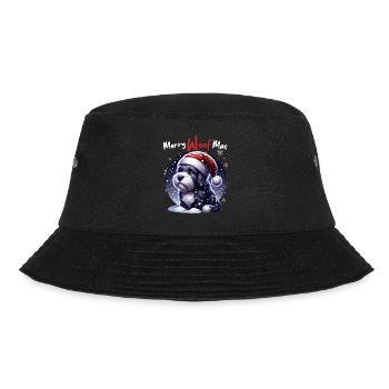 Père Noël Chien Noël Hommes et femmes - Bob - noir - Devant - Lela (165cm)