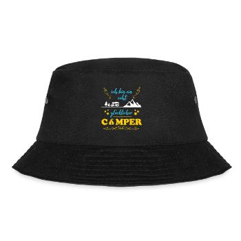 Camping Really Happy Camper Cadeau Homme - Bob - noir - Devant - Lela (165cm)