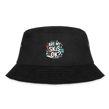 Are My Skis Ok 4 - Bucket Hat - Schwarz - Vorne - Lela (165cm)