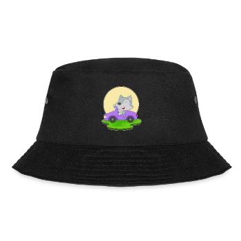 Wolf Car - Bucket Hat - black - Front - Lela (165cm)