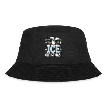 Pinguin Weihnachten Eis Weihnacht - Bucket Hat - Schwarz - Vorne - Lela (165cm)