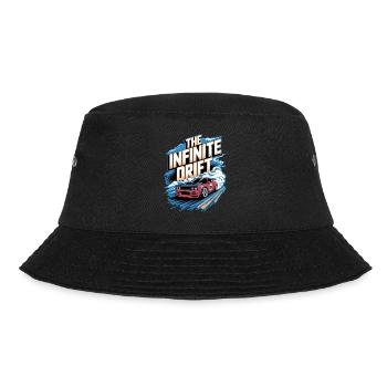 Infinite Drift - Autorennen - Bucket Hat - Schwarz - Vorne - Lela (165cm)