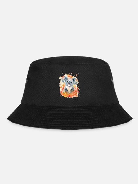 Koala - Bucket Hat - Schwarz