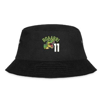 11th Birthday 11 Years Dino Dinosaur Fan - Bucket Hat - black - Front - Lela (165cm)