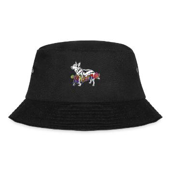Australian Cattle Dog Australian Cattle Dog Mama - Bucket Hat - black - Front - Lela (165cm)