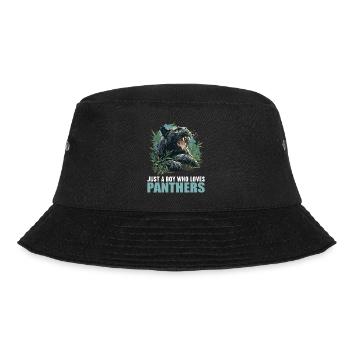 Panthers Panther - Bucket Hat - Schwarz - Vorne - Lela (165cm)