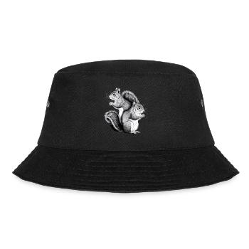 Squirrel - Bucket Hat - black - Front - Lela (165cm)