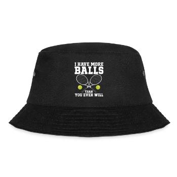 Tennis Player - Bucket Hat - Schwarz - Vorne - Lela (165cm)
