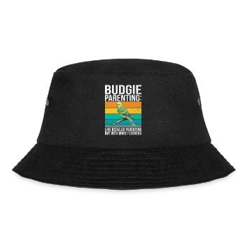Budgie Gift - Bucket Hat - black - Front - Lela (165cm)