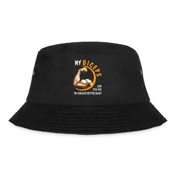 BICEPS YOU CAN SEE THE SUCCESS - Bucket Hat - Schwarz - Vorne - Lela (165cm)