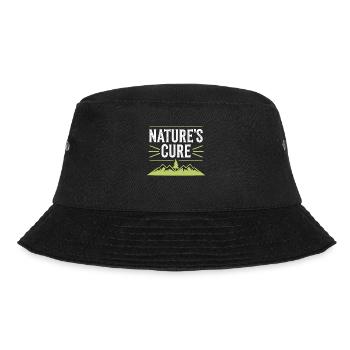 Nature Healing and Wellness Connection Through - Bucket Hat - black - Front - Lela (165cm)