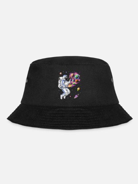 Weltraumastronaut Maler - Bucket Hat - Schwarz