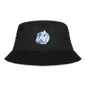 Wolves Wolf - Bucket Hat - black - Front - Lela (165cm)