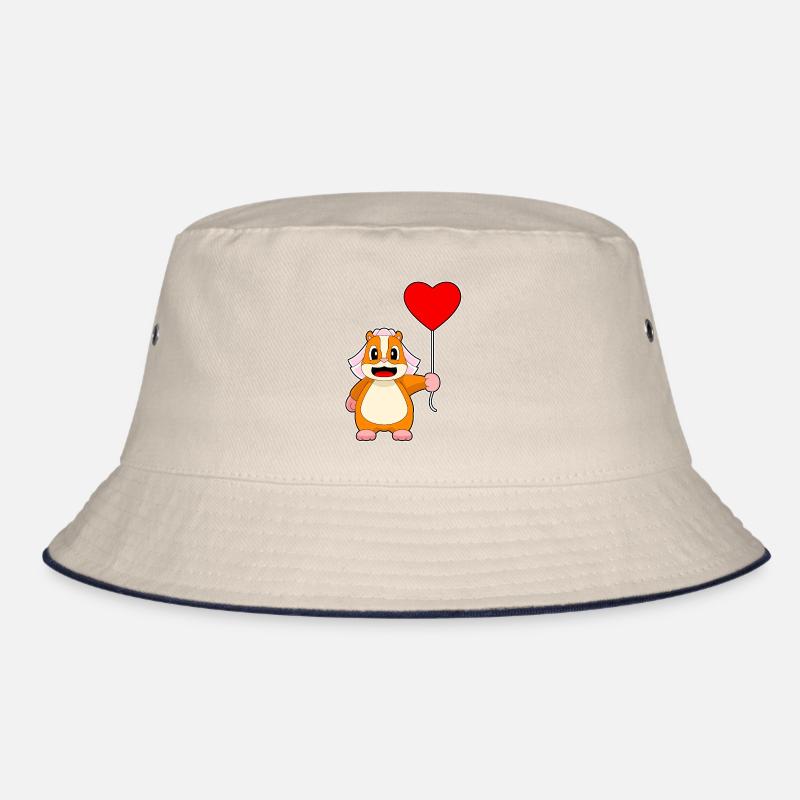 Hamster Braut Herz Hochzeit Bucket Hat