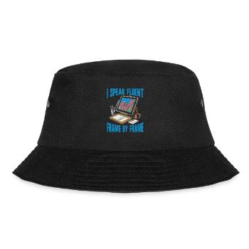Animator - Bucket Hat - black - Front - Lela (165cm)