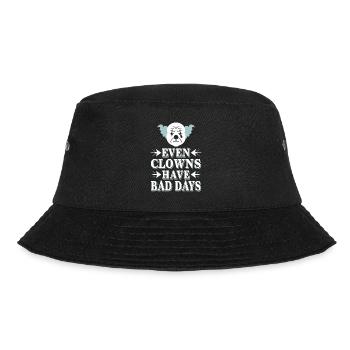Melancholic Sad Clown Emotional Art Exploring - Bucket Hat - Schwarz - Vorne - Lela (165cm)