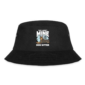 Dog Walker Professional Pet Sitter Dog Walking - Bucket Hat - black - Front - Lela (165cm)
