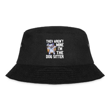 Dog Walker Professional Pet Sitter Dog Walking - Bucket Hat - black - Front - Lela (165cm)