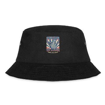 VA Krankenschwester VA Krankenschwester: Ehre, Fürsorge, Dienst - Bucket Hat - Schwarz - Vorne - Lela (165cm)