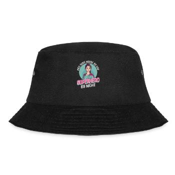 Med Surg Krankenschwester Krankenschwester bei Tag, Superheld bei Nacht - Bucket Hat - Schwarz - Vorne - Lela (165cm)