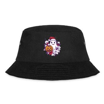 Halloween Gift Ghost with Christmas Hat Decoration - Bucket Hat - black - Front - Lela (165cm)