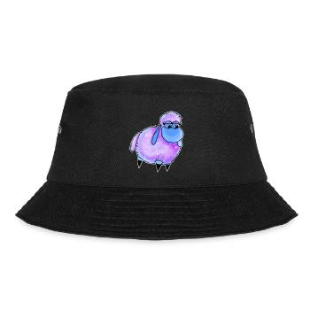 Wolly Sheepling Sprinkle - Bucket Hat - Schwarz - Vorne - Lela (165cm)