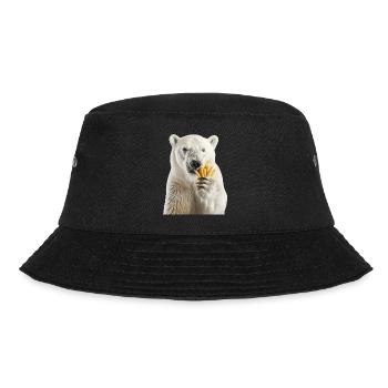 Ours blanc - Bob - noir - Devant - Lela (165cm)