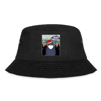 Merry Christmas Cat - Bucket Hat - Schwarz - Vorne - Lela (165cm)