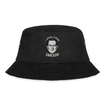I speak fluent sarcasm - Bucket Hat - black - Front - Lela (165cm)
